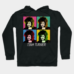 Tina Turner 80s Pop Art Style Hoodie